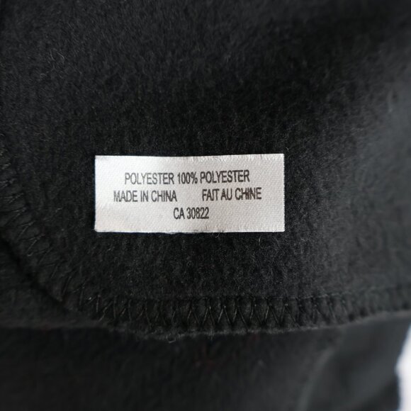Black polyester winter scarf - Unisex - NWT - 48" x 8", Soft - Picture 2 of 4